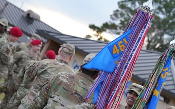 ALS Class 25-1 performs retreat ceremony at Robins AFB