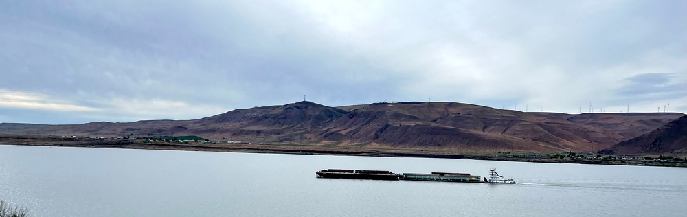 Columbia River barge