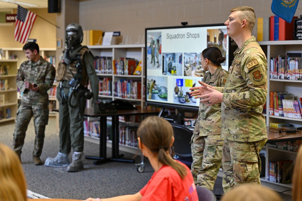 Ellsworth Raiders visit Douglas Middle School during career week