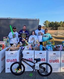 Military Softball Team Hits a Home Run for Toys for Tots