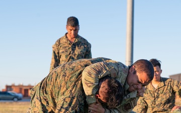 Dyess Airmen, Marines train in the Marine Corps Martial Arts Program