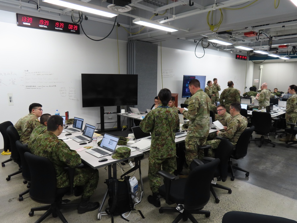 3rd MDTF Cyber Defenders Partners With Allies During Keen Sword 25