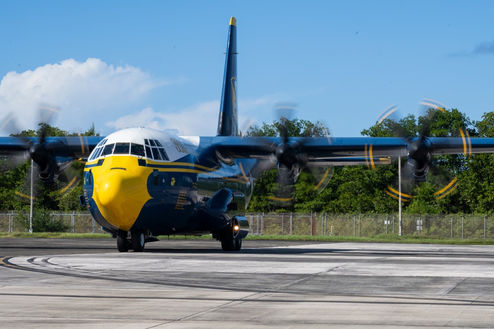 Blue Angels: Toys for Tots at 156th Wing