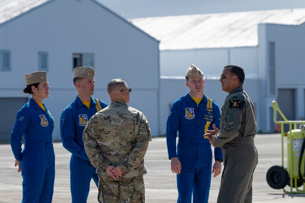 Blue Angels: Toys for Tots at 156th Wing