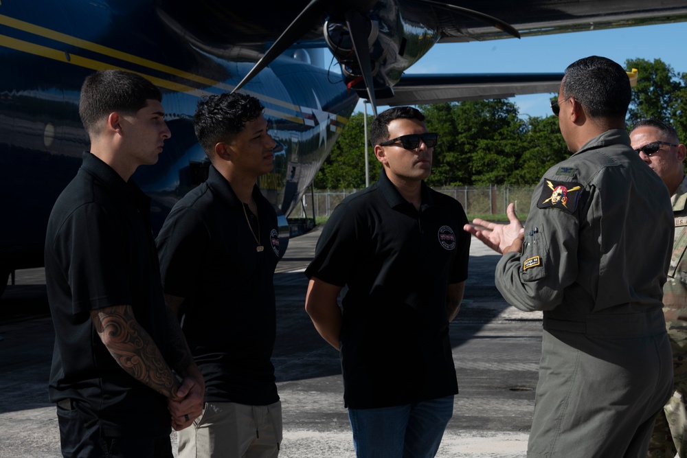 Blue Angels: Toys for Tots at 156th Wing