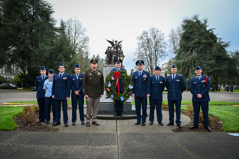 62d Airlift Wing Pays Tribute: Honoring Heroes at Wreaths Across America