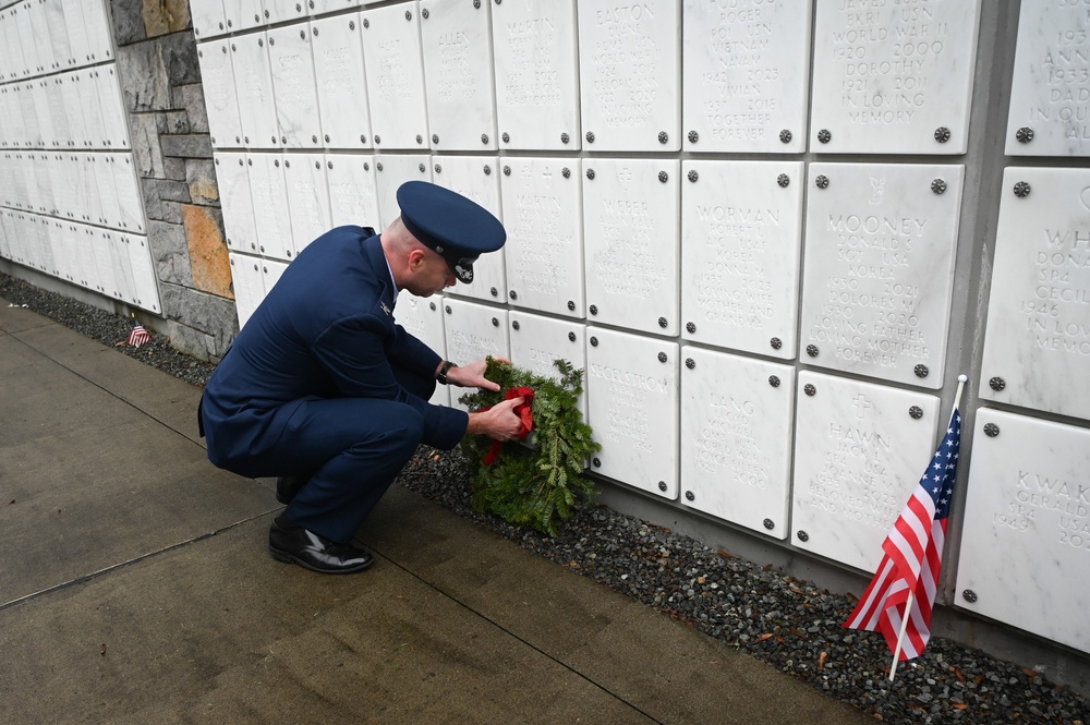 62d Airlift Wing honors veterans during Wreaths Across America