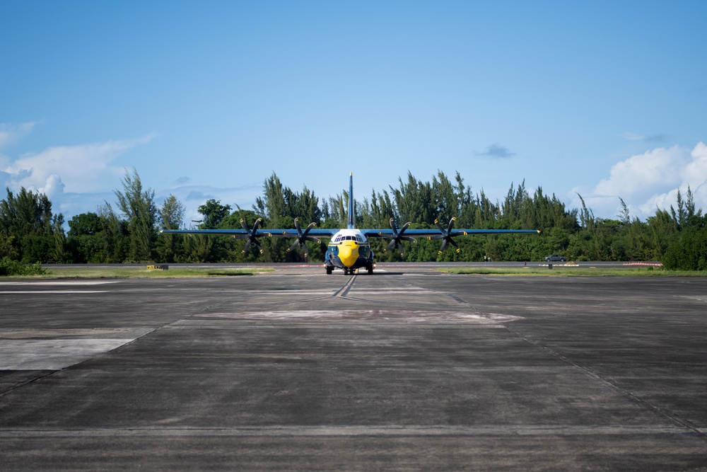 Blue Angels: Toys for Tots at 156th Wing