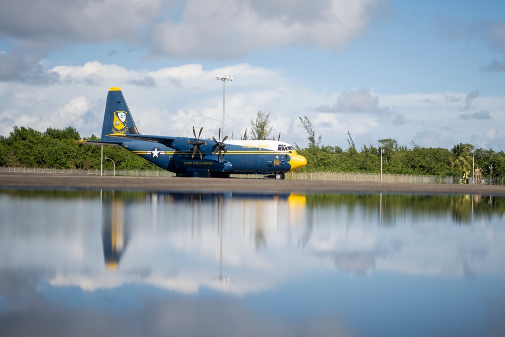 Blue Angels: Toys for Tots at 156th Wing