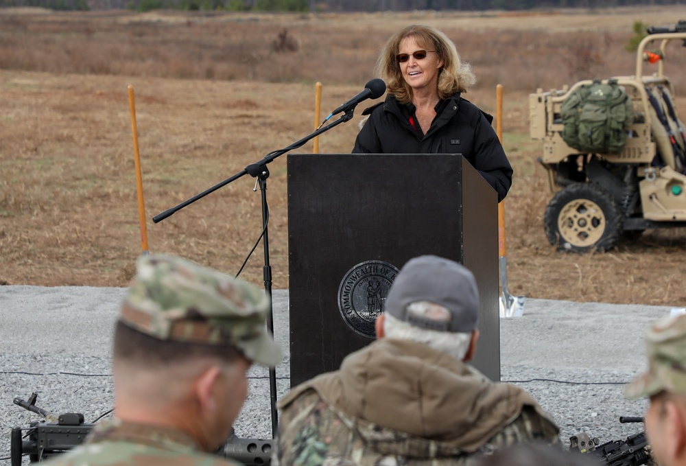 Kentucky Guard leaders break ground on training range