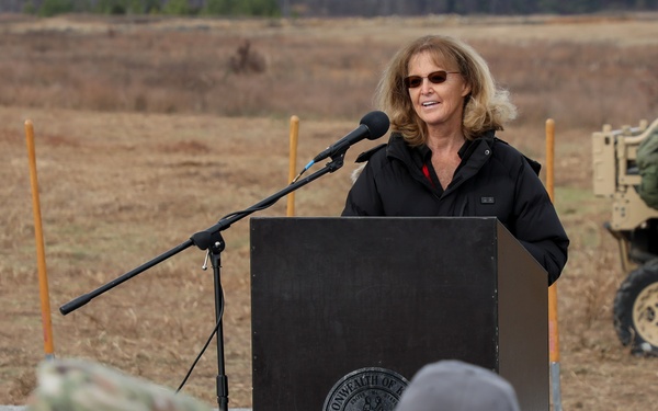 Kentucky Guard leaders break ground on training range
