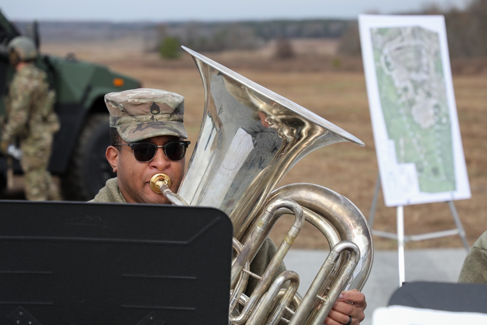 Kentucky Guard leaders break ground on training range