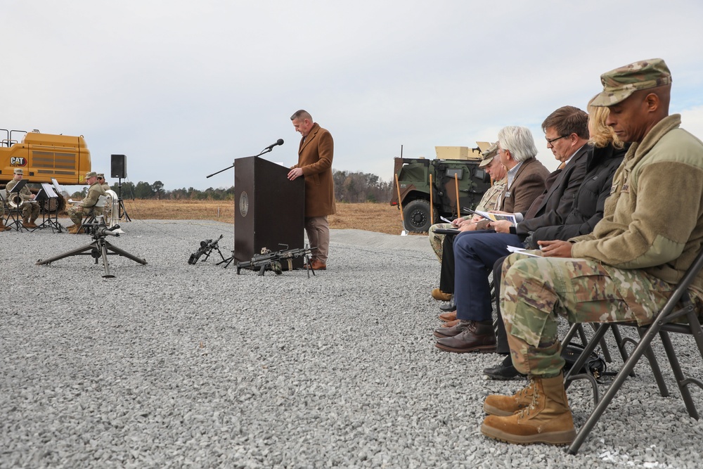 Kentucky Guard leaders break ground on training range