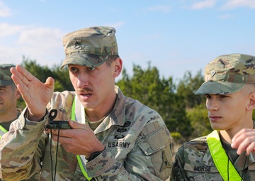 U.S. Army Soldiers with the 7th MPAD conduct land navigation