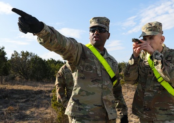 U.S. Army Soldiers with the 7th MPAD conduct land navigation