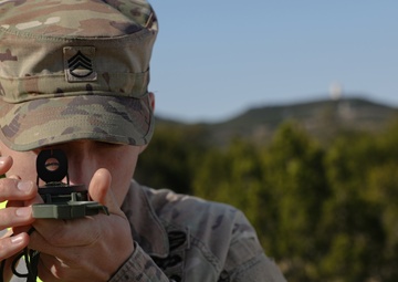 U.S. Army Soldiers with the 7th MPAD conduct land navigation