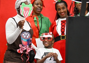 172nd Airlift Wing Hosts 18th Annual Flight to the North PoleA Salvation Army Angle Tree Child