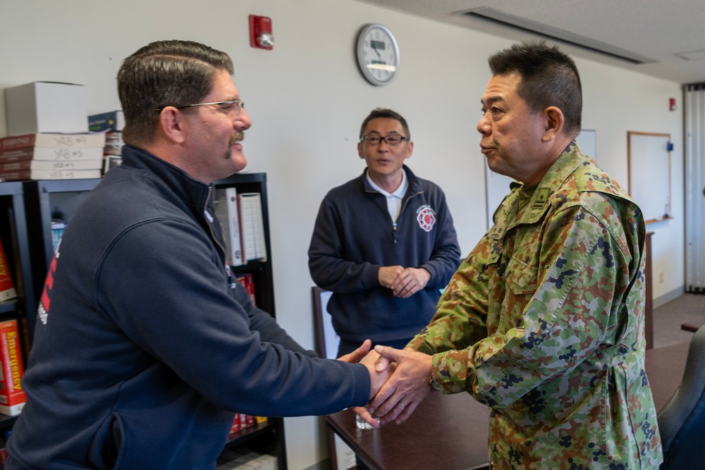 JGSDF tours Yokota Fire Department
