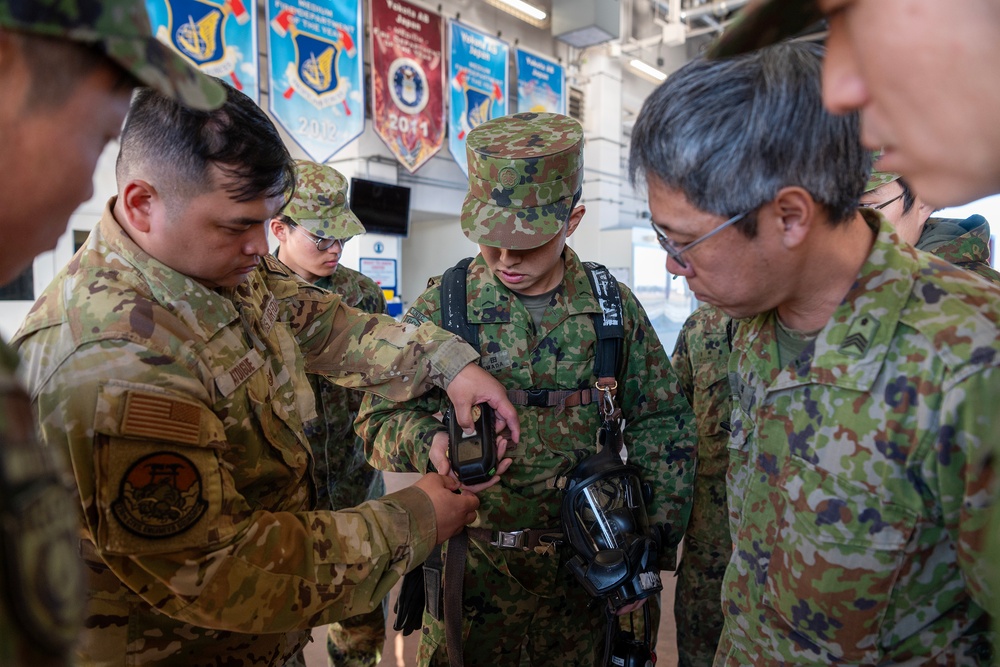 JGSDF tours Yokota Fire Department