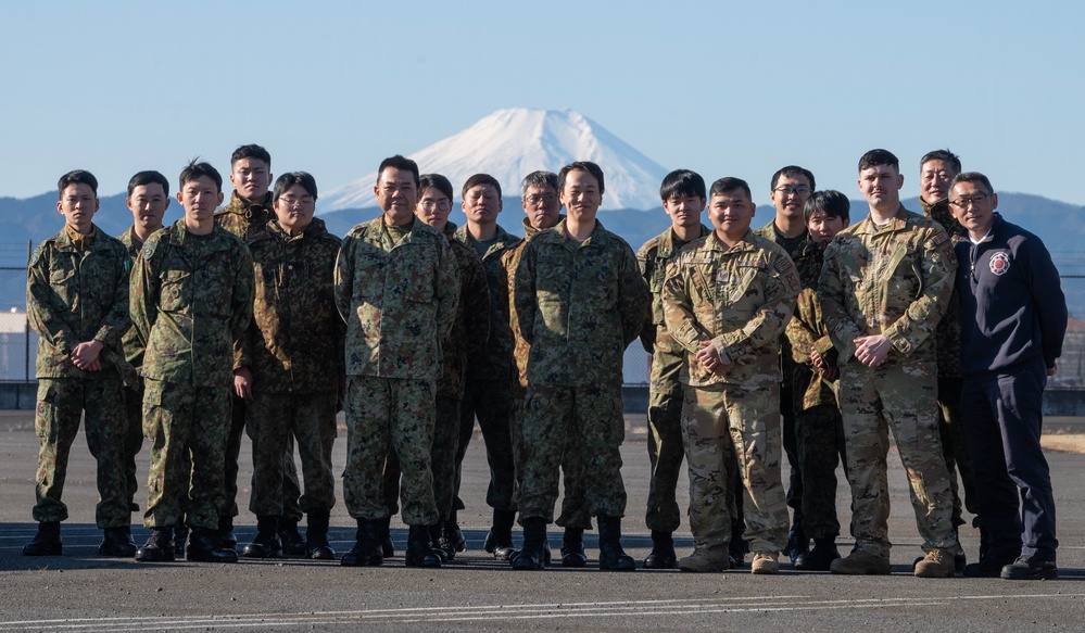 JGSDF tours Yokota Fire Department