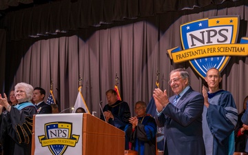 SECDEF Panetta Honors NPS 2024 Fall Graduates