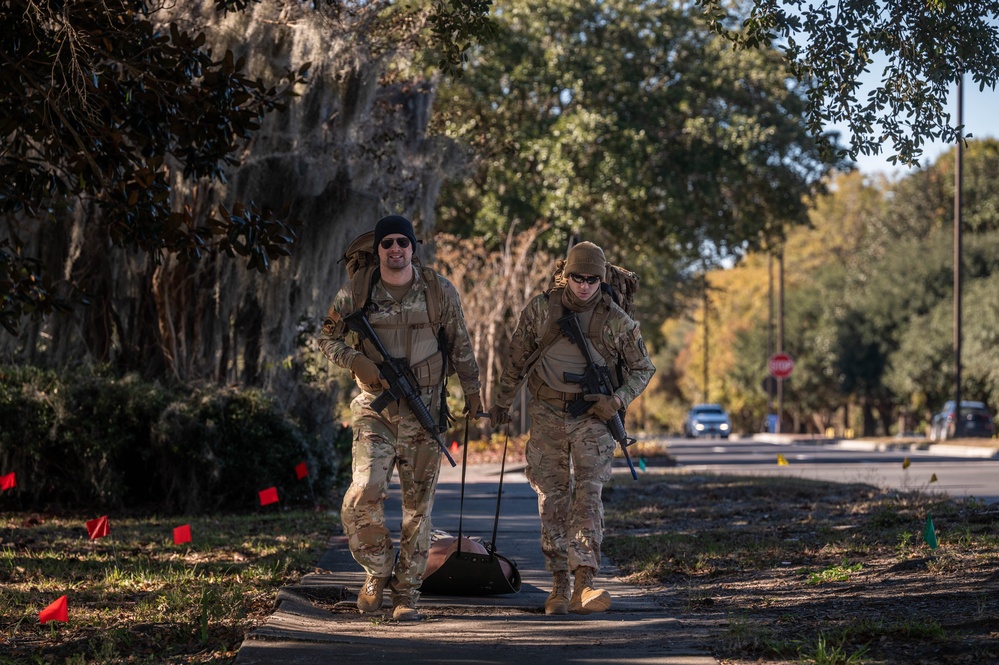 CTCS members ruck during Perkins Challenge