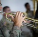 1AD Band brass ensemble hold lunchtime concert at Freedom Crossing at Fort Bliss