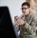 1AD Band brass ensemble hold lunchtime concert at Freedom Crossing at Fort Bliss