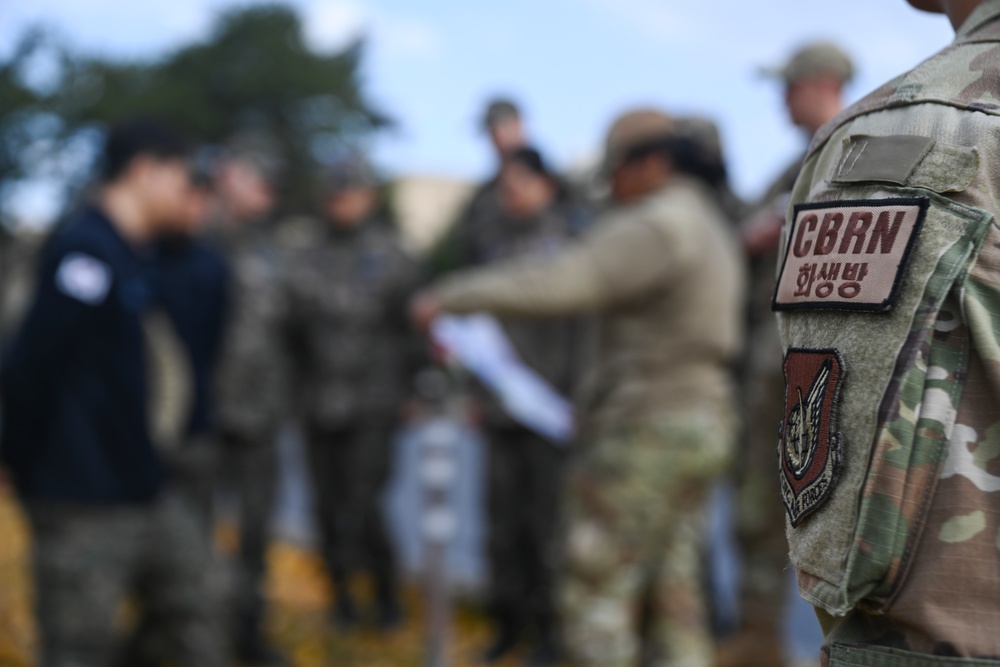 USAF, ROKAF conduct CBRN training