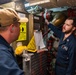 USS Higgins Conducts Inspection Drill