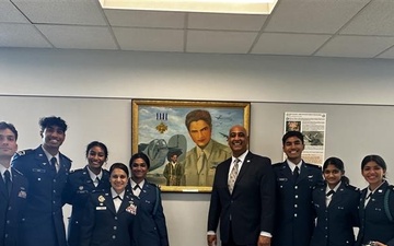 Cadets honor Indian-American hero in Pentagon ceremony