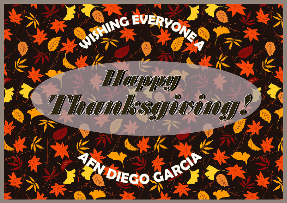 AFN Diego Garcia Happy Thanksgiving Graphic