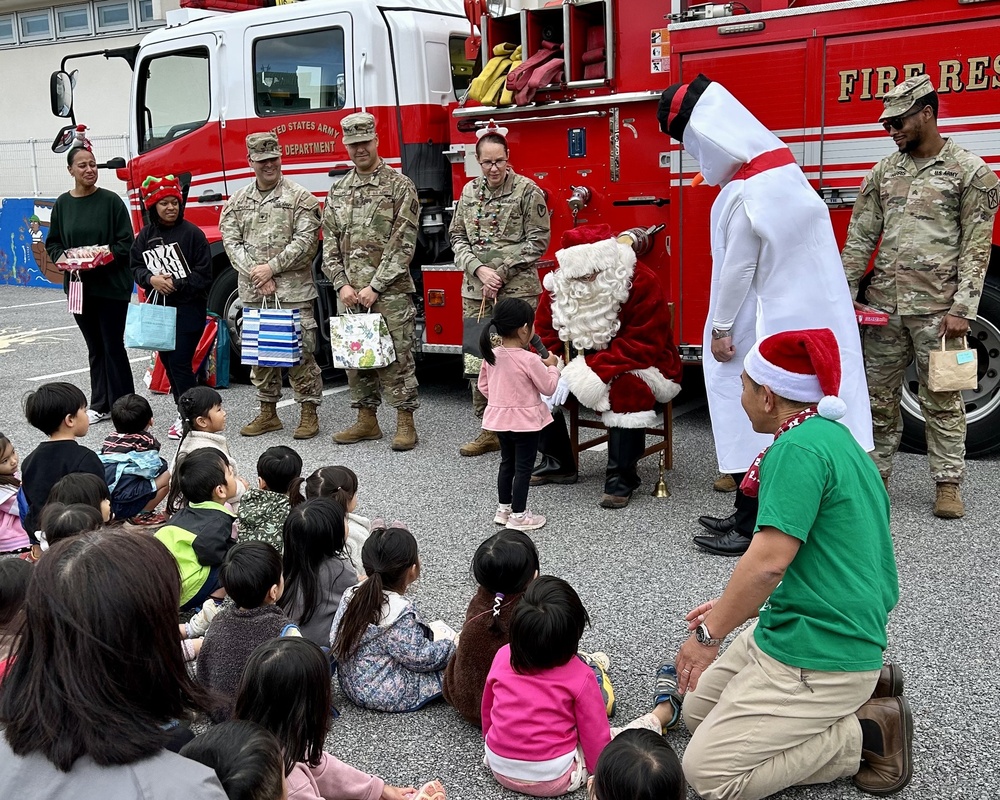 Sharing Holiday Cheer: USAG Okinawa Connects with Local Community