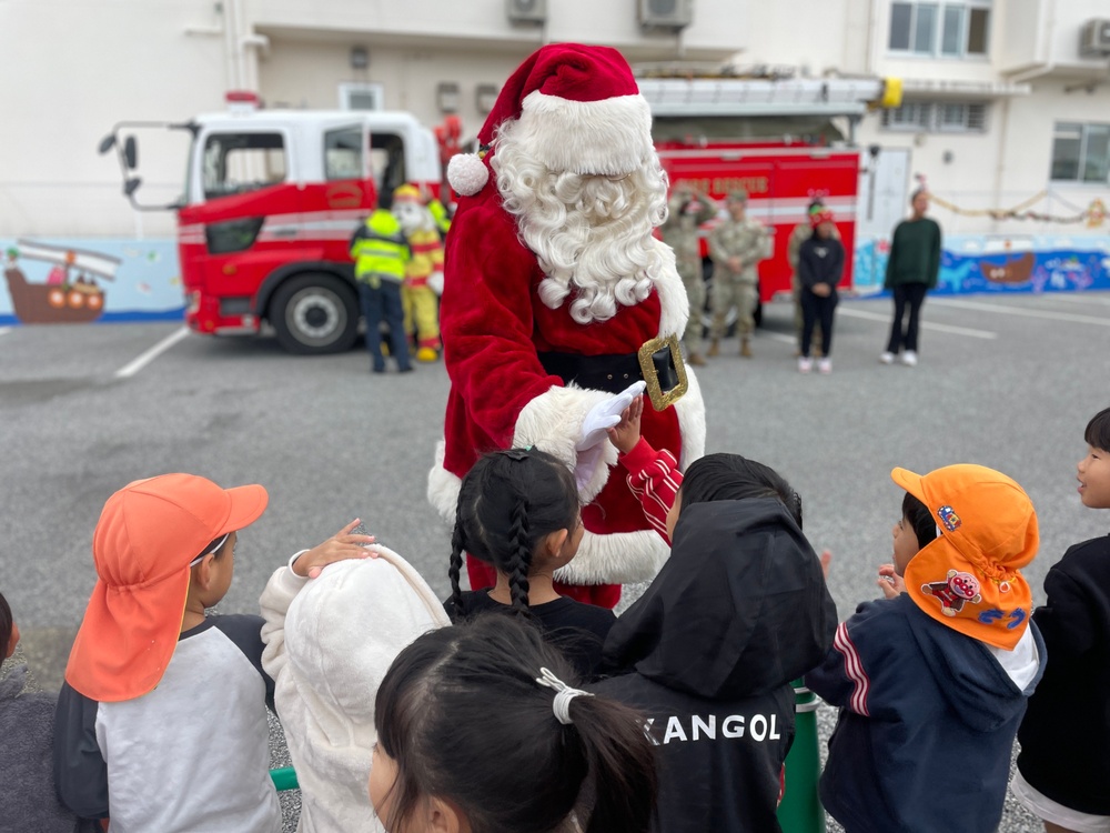 Sharing Holiday Cheer: USAG Okinawa Connects with Local Community