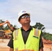 A safety specialist with the Office in Charge of Construction Marine Corps Marianas conducts a site visit