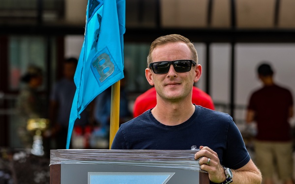 Equalizer Battalion Bids Farewell to 1st Sgt. David Beasley with Cookout