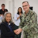 NAVFAC PAC Commander presents coin to NAVFAC Hawaii employees