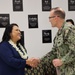 NAVFAC PAC Commander presents coin to NAVFAC Hawaii employees