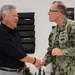 NAVFAC PAC Commander presents coin to NAVFAC Hawaii employees