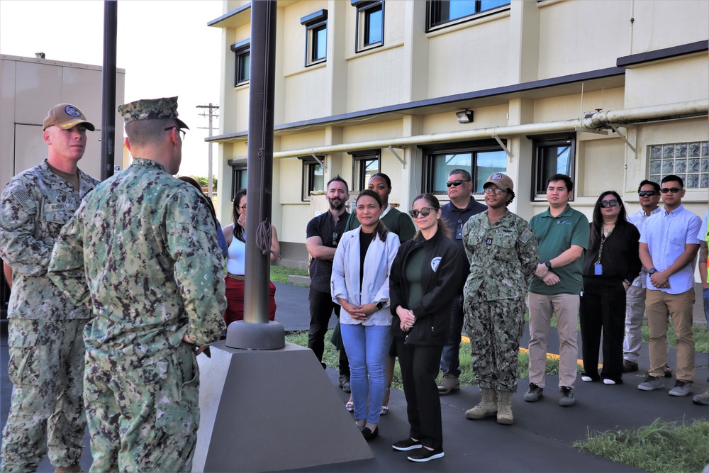 OICC staff meet with the Commander of NAVFAC Pacific