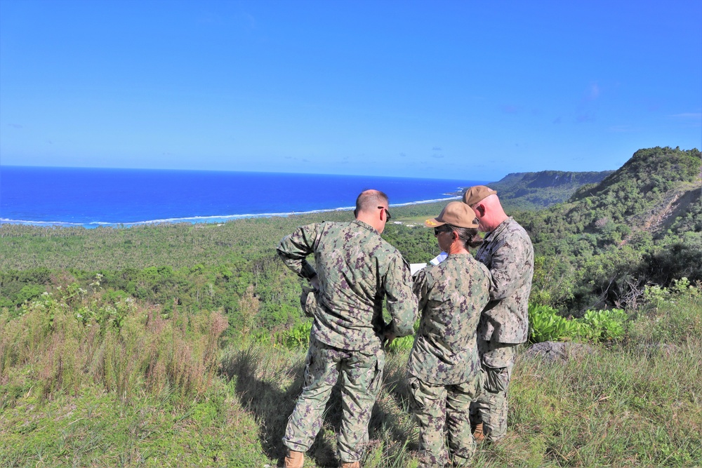 OICC leadership discuss construction concerns with Rear Adm. Jeffrey Kilian