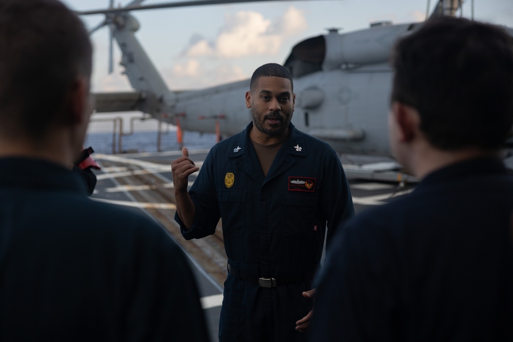 USS Oscar Austin (DDG 79) Conducts Non-Lethal Weapons Training