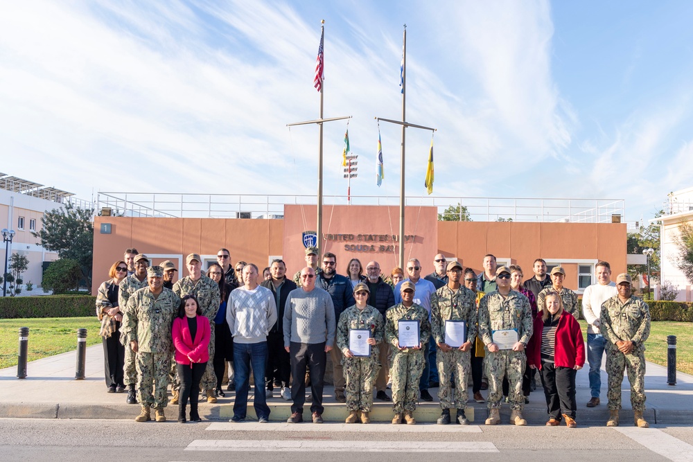 NAVSUP award ceremony at NSA Souda Bay