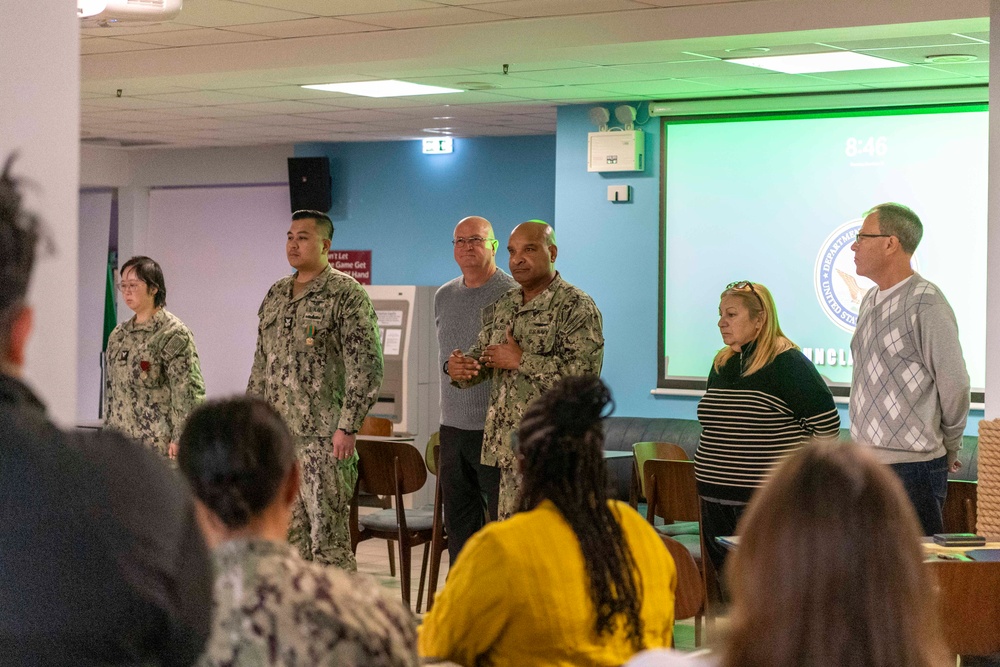 NAVSUP award ceremony at NSA Souda Bay