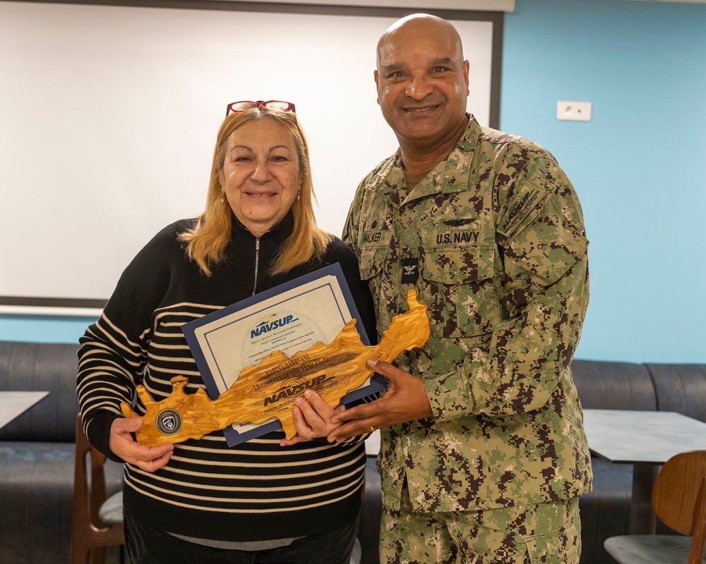 NAVSUP award ceremony at NSA Souda Bay