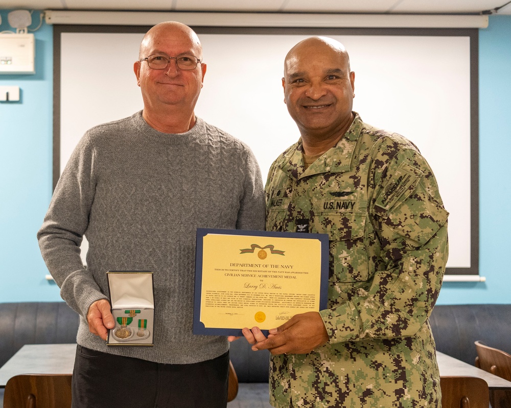 NAVSUP award ceremony at NSA Souda Bay