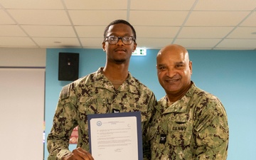 NAVSUP award ceremony at NSA Souda Bay