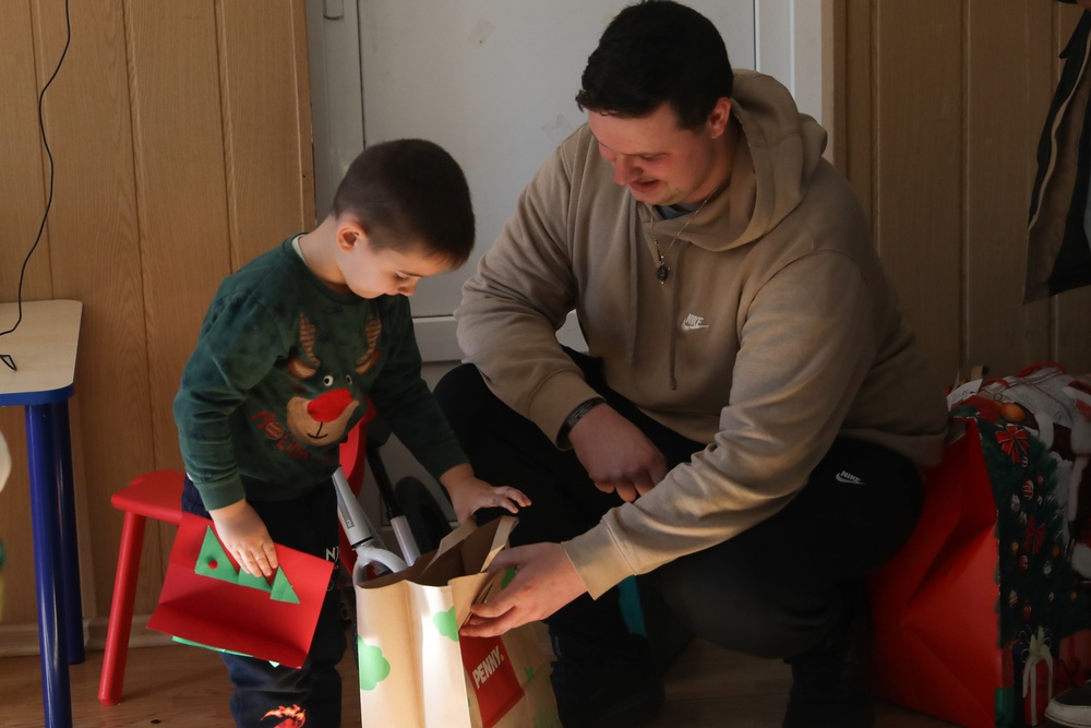 3-10th BCT participates in The Salvation Army Angel Tree Program in Romania