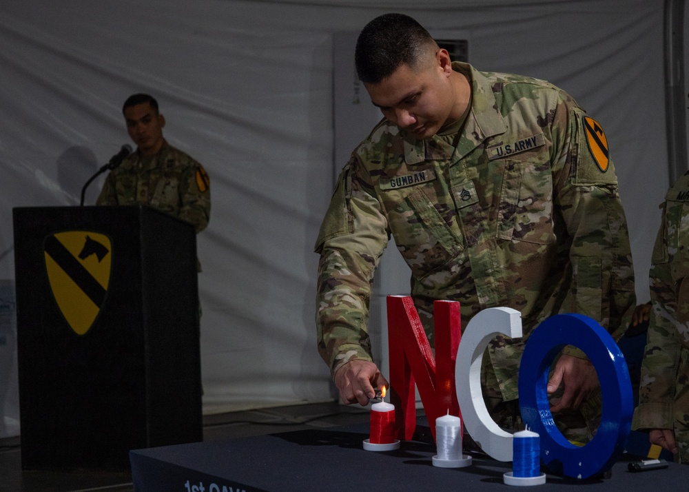 1st Cavalry Division conducts NCO Induction Ceremony in Poland