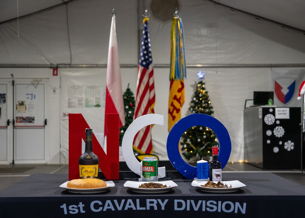 1st Cavalry Division conducts NCO Induction Ceremony in Poland